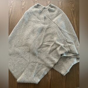 Fratellitalli Pullover Poncho Shawl One Size Italian Wool Alpaca Blend tan